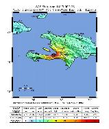 intensité du séisme du 12 janvier en Haïti